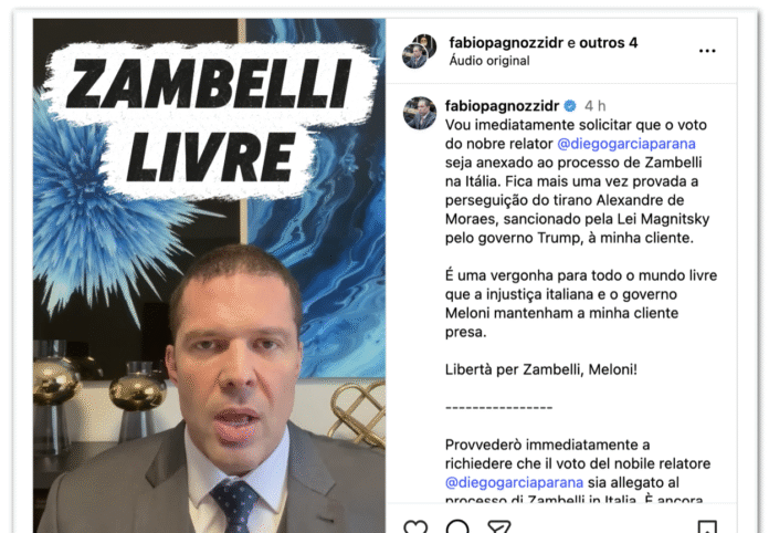 Imagem destacada - Defesa de Zambelli comemora parecer contrário à cassação e adiamento de votação na CCJ
