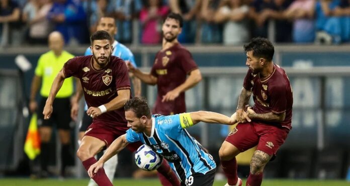 Imagem destacada - Soteldo marca duas vezes e Fluminense vence Grêmio na Arena pelo Brasileirão