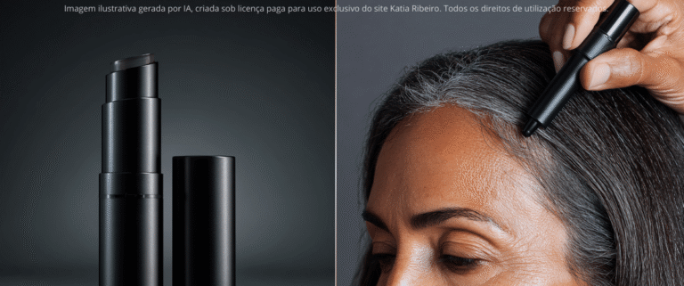 Bastão de tintura vendido na Shopee promete cobrir cabelos brancos em segundos por até R$15