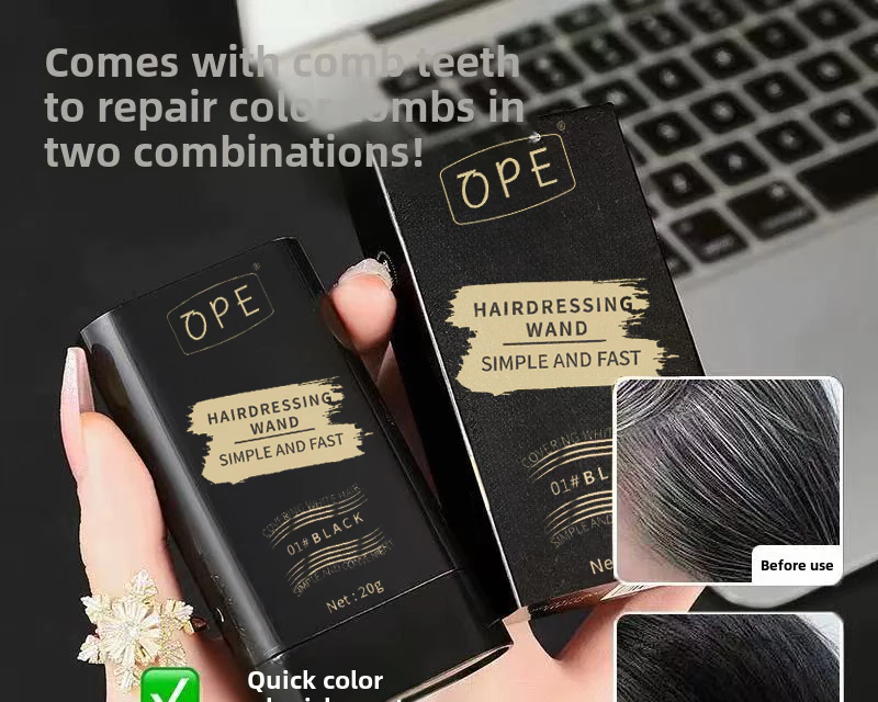 Bastão de tintura vendido na Shopee promete cobrir cabelos brancos em segundos por até R$15 - Imagem do artigo original