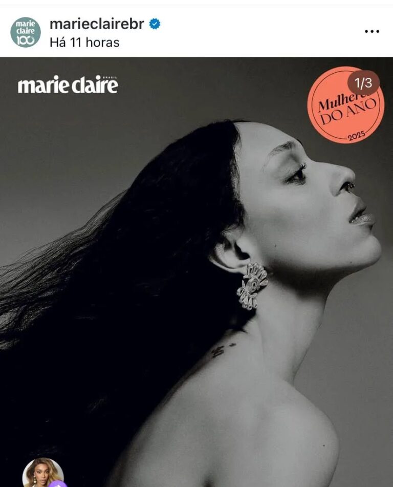 Marie Claire inclui Erika Hilton entre as Mulheres do Ano de 2025