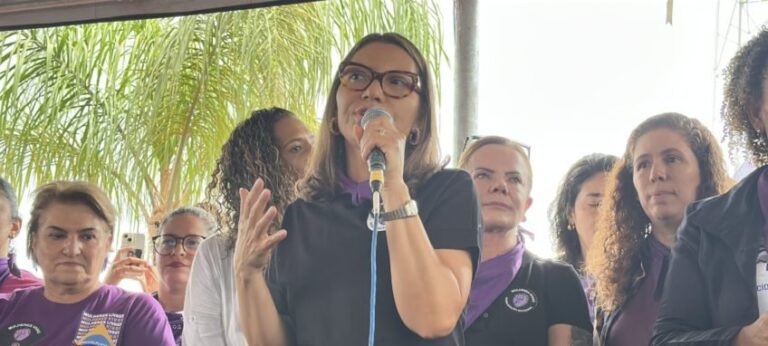 Janja defende penas mais severas para feminicídio em ato na capital