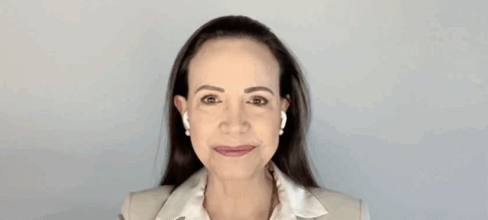 Imagem destacada - Maria Corina Machado sai da Venezuela e viaja a Oslo para receber Nobel da Paz