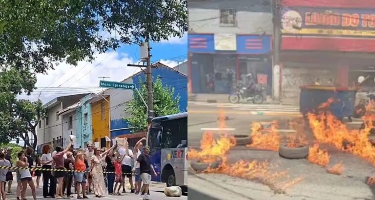 Protestos contra Enel fecham ruas e rodovias na capital e Grande SP após apagão