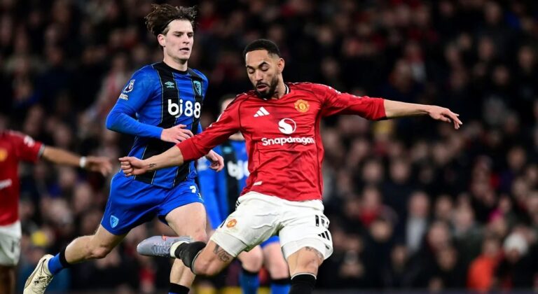 Manchester United e Bournemouth empatam em duelo de oito gols na Premier League