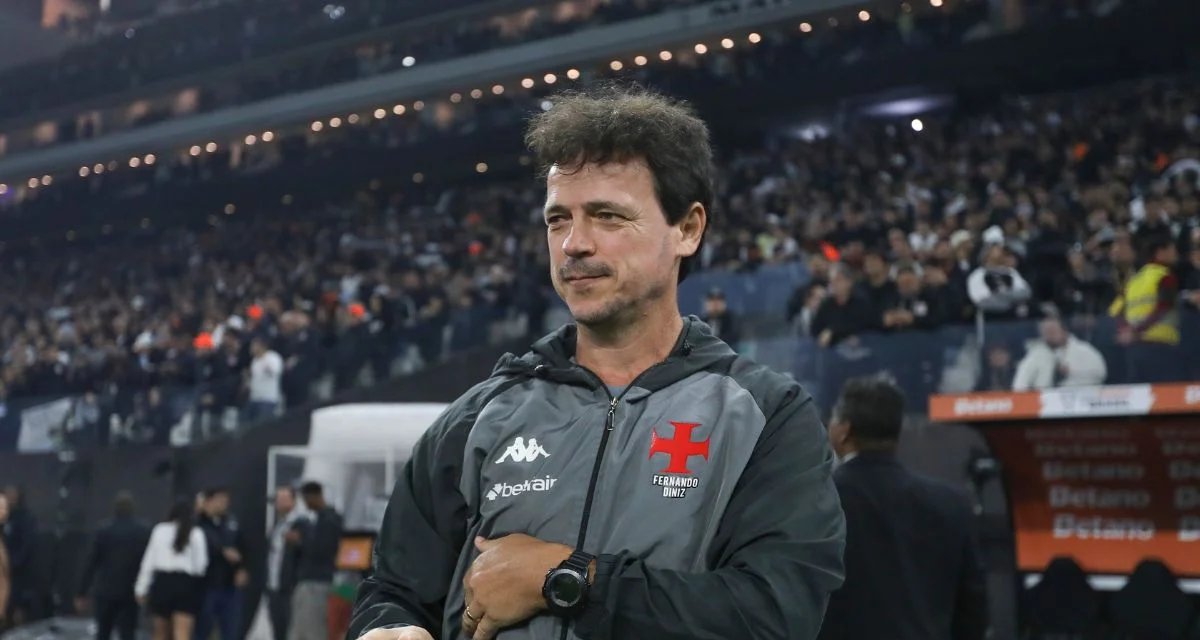 Diniz diz que Vasco merecia vitória após 0 x 0 com Corinthians na ida da final - Imagem do artigo