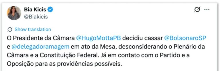 Oposição reage à cassação dos mandatos de Eduardo Bolsonaro e Alexandre Ramagem